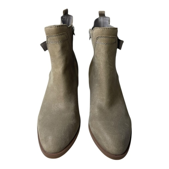 Luca Lane Women’s Meyna Tan Suede Heeled Ankle Boots - Picture 2 of 9